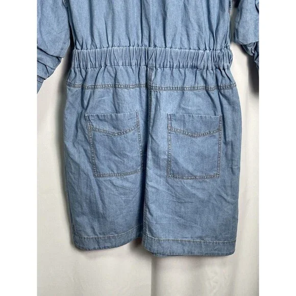 Derek Lam 10 Crosby Hadley Denim Shirtdress Sz 10 New